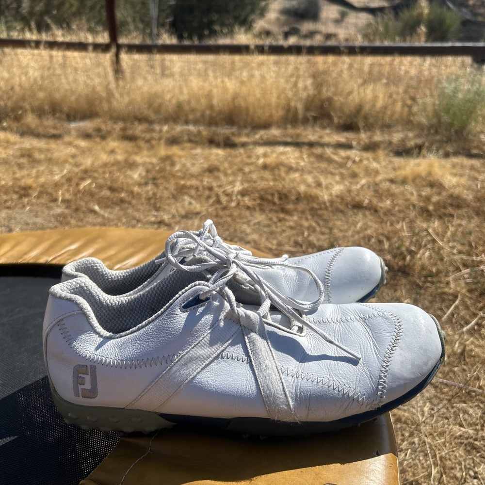 Footjoy Project Golf Shoes Mens Size 8 White #55141